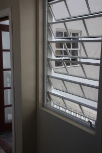 the window hardware in several units is rusted and/or broken..replacing these will be a huge undertaking (they are plastered in, etc)