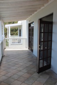 a picture of the deck outside of the main room (i hesitate to call it a 'great room' since it's really kind of a mess and no-so-great right now!