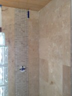 this is the almost completed shower-- still no grout