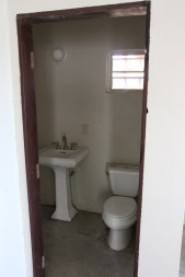 old bath in utility area --there is no shower in here (yet!)